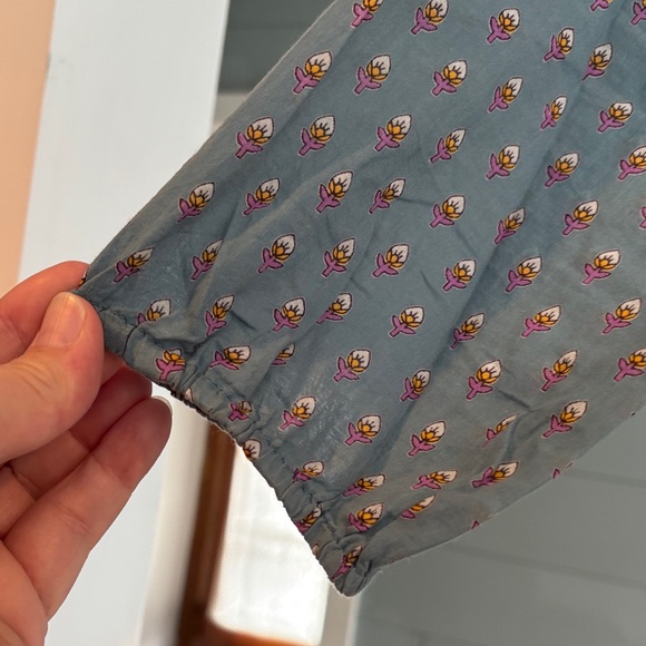 Roller Rabbit Blue Patterned Blouse - Picture 4 of 7